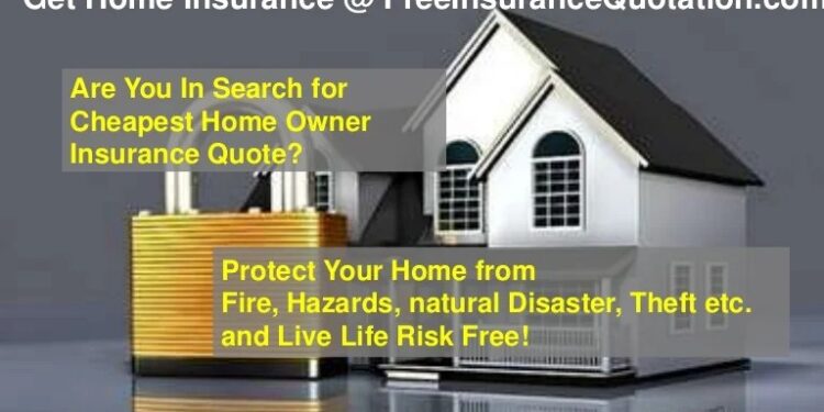Free Homeowners Insurance Quotes Online, Get Cheapest Rates on Home I…