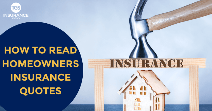 How To Read A Homeowners Insurance Quote